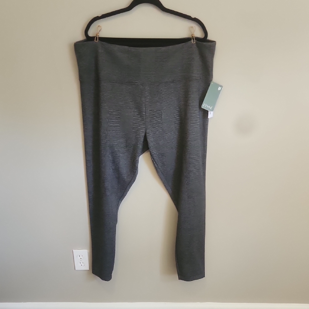 Women's High-Waist Textured Ponte Pants